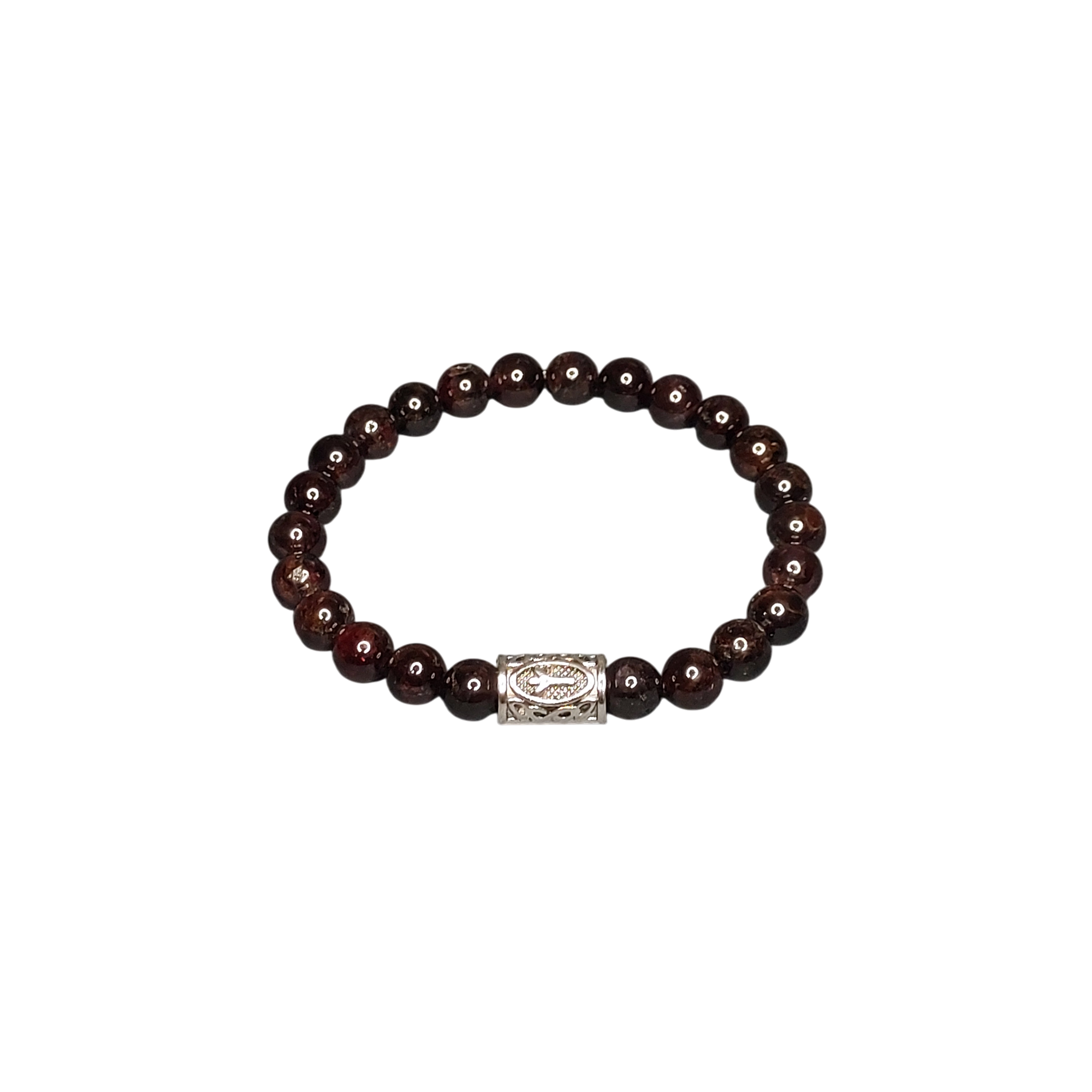 Захистний рунічний браслет з гранатом